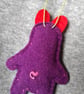 Odd Bod, a 3" bear to hang up and make you smile. - Image 3