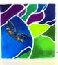 Acrylic wall tile from original painting titled Transformation