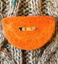Semi Circle Wool & Silk Brooch - Image 5