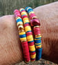 "Ancient Egypt" - Set of 3 beaded bracelets