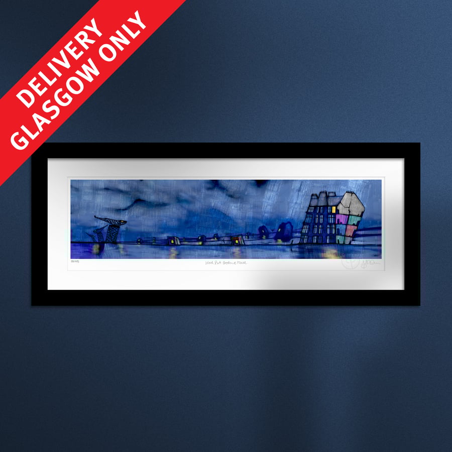 Work Pub Bookie Hame. Framed.