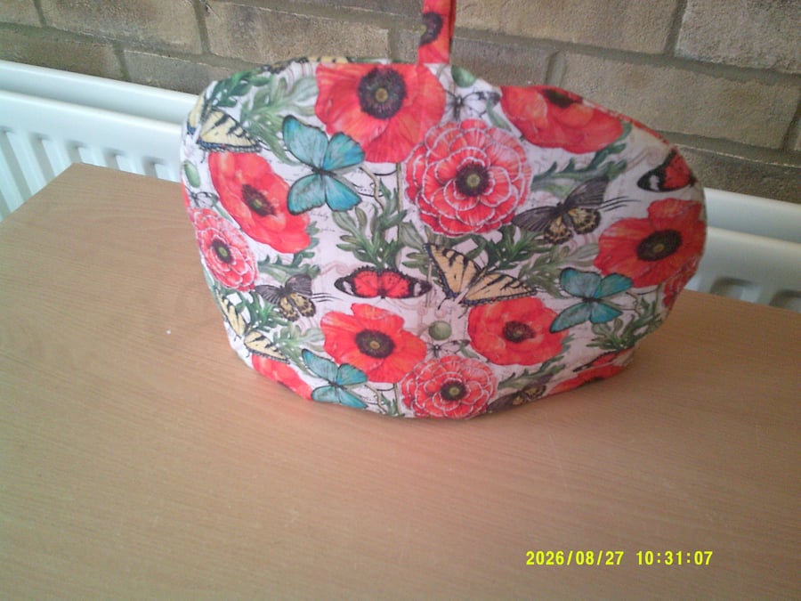 Poppies and Butterflies Large Teacosy