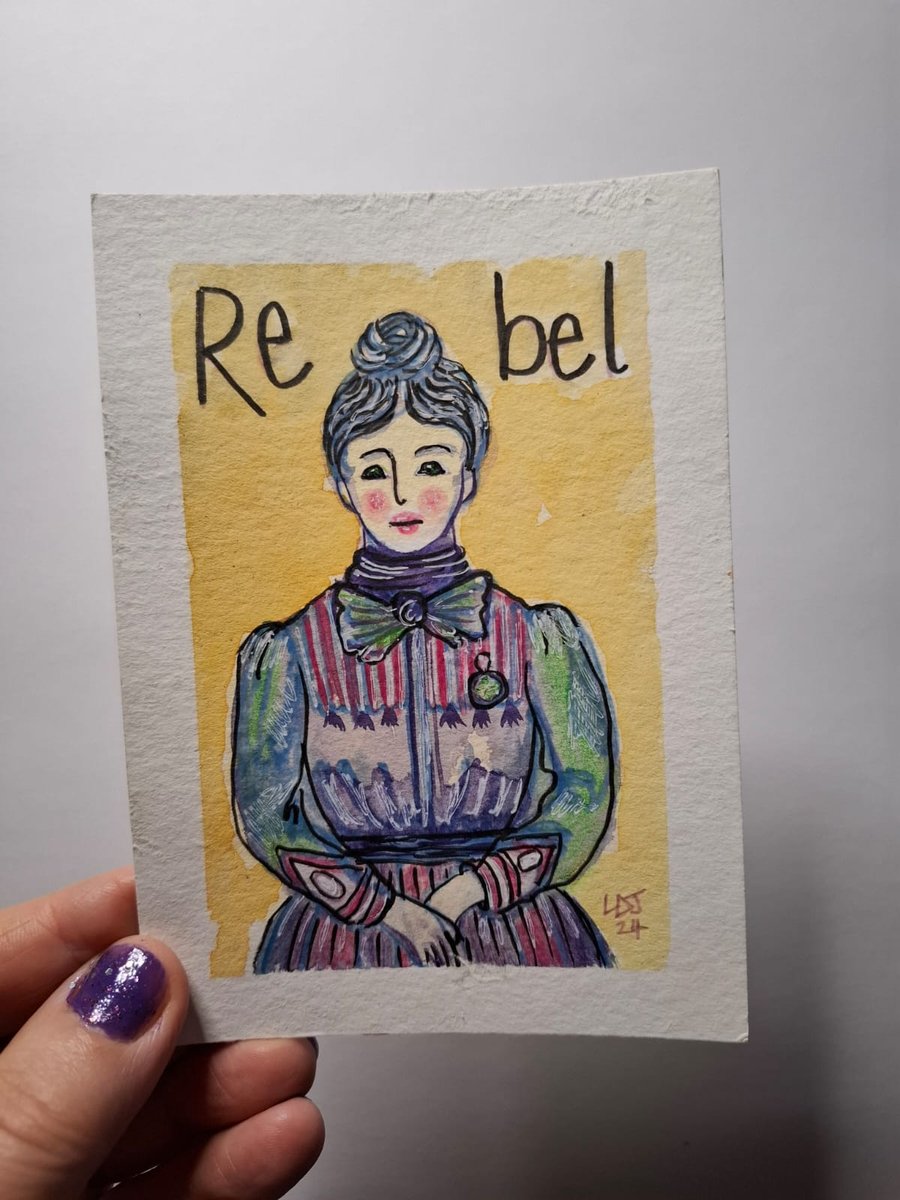 Rebel - Suffragette - Feminist Painting