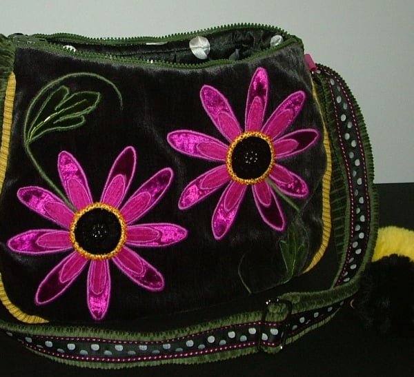 Hot Pink Daisy Handbag