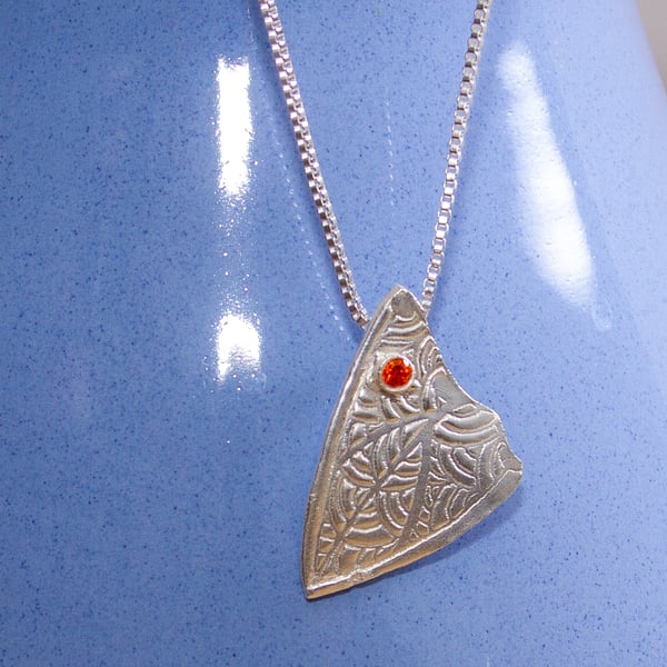 Silver Shield Necklace (FSP3)