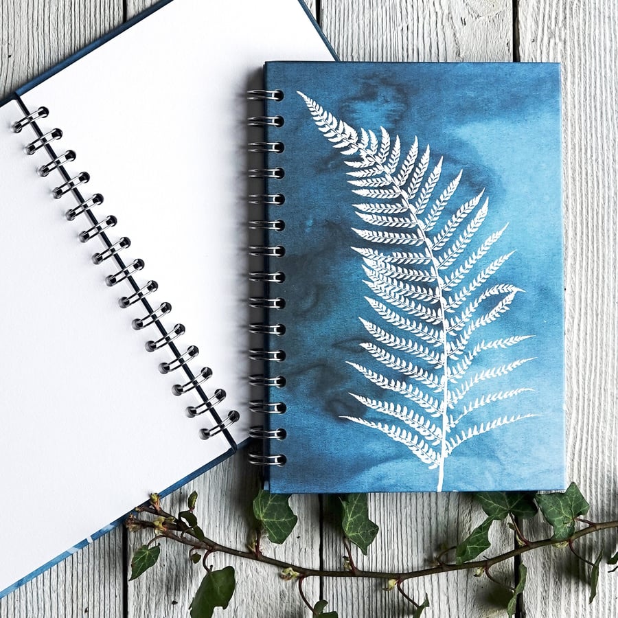 Fern A5 Spiral Bound Notebook