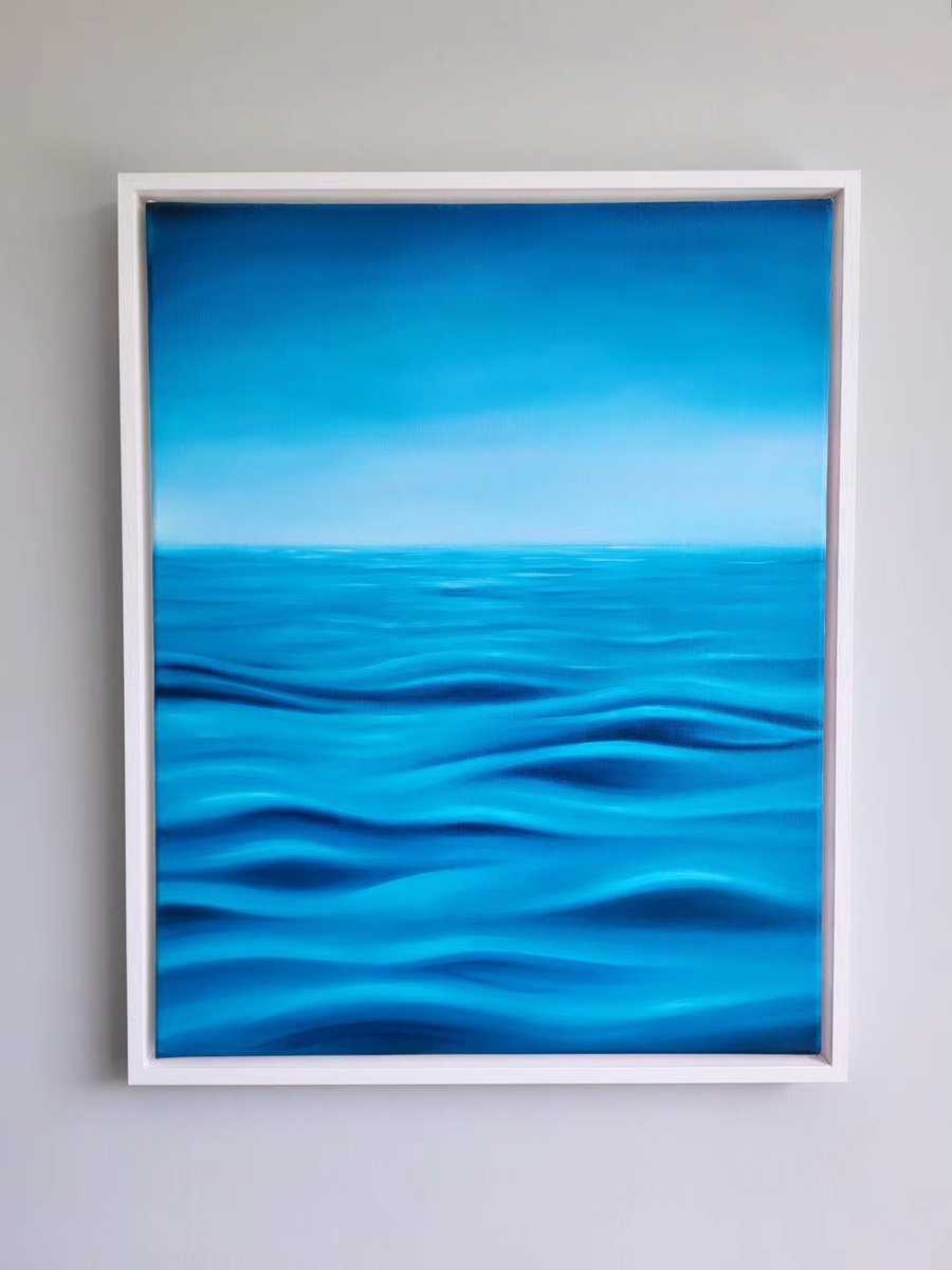Seascape oil painting 