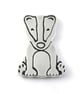 Badger Tie Pin, Badge, Lapel Pin (Large), Silver Wildlife Jewellery Gift for Men