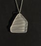 Beach glass pendant from cut glass - Image 1