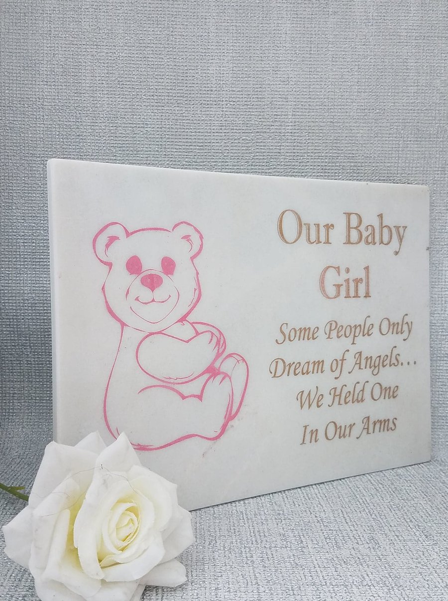 Engraved Memorial Grave Plaque Marble Grave Sto... Folksy