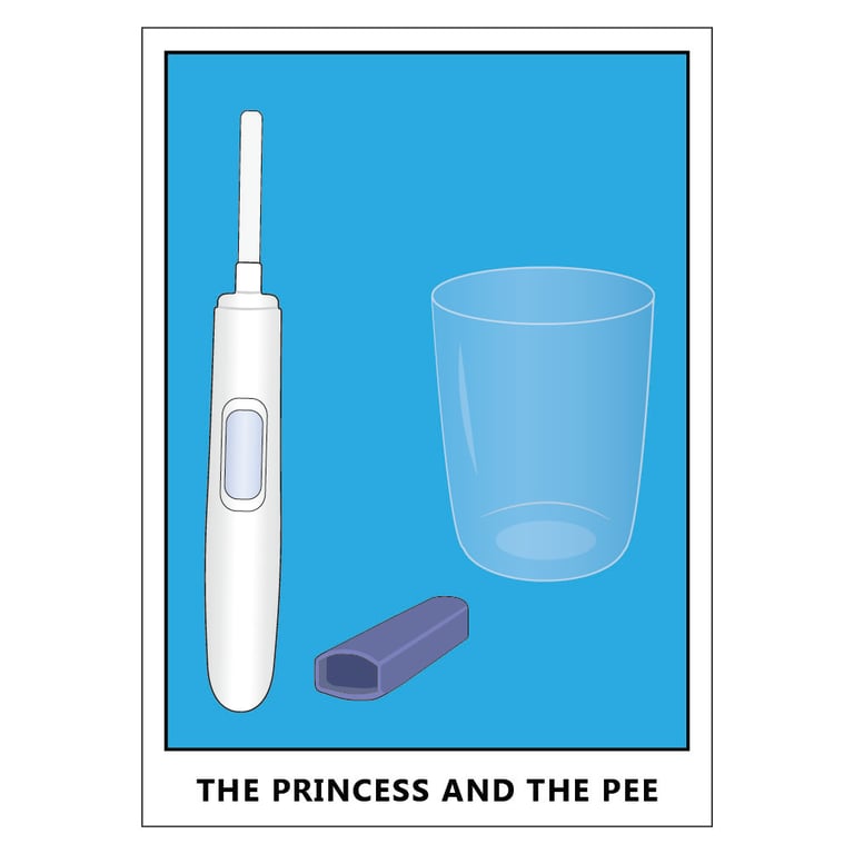 Princess & The Pee Postcard
