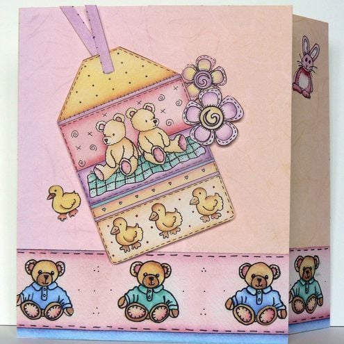 Baby Girl Card (BG154)