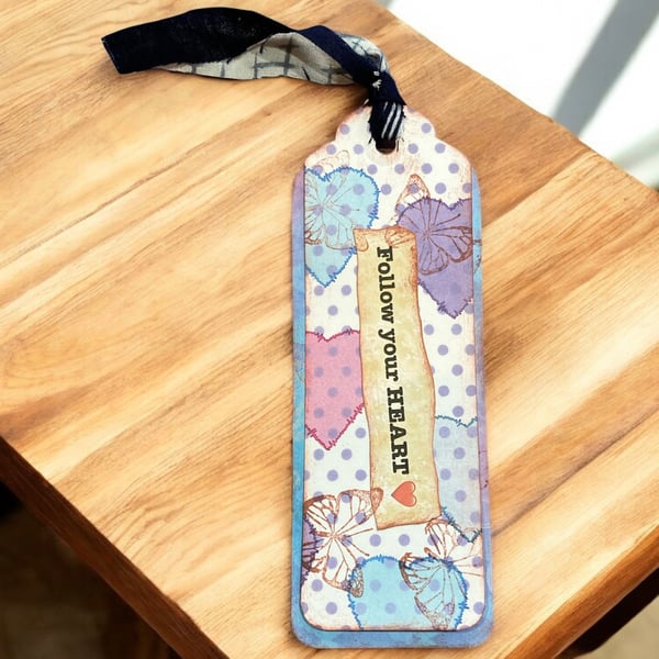 Follow Your Heart – Inspirational Bookmark