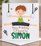 Personalised Boys Gymnastics  Birthday Card-Custom Name and Age-Gymnast Card - Image 7