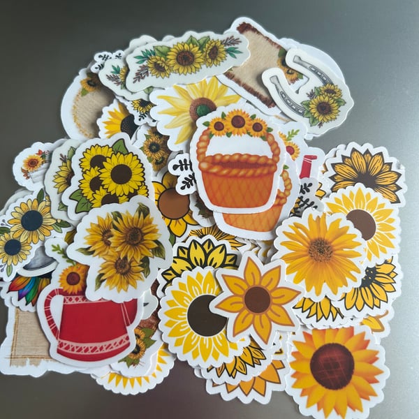 Sunflower Stickers