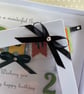 Personalised Handmade Grandson Birthday Card 1st 2nd Any Age Son Boxed Keepsake - Image 5
