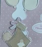 Baby girl Congratulations on your Christening day card - Image 2