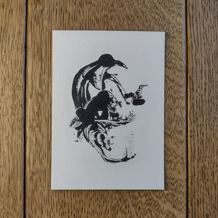 Penguins Postcard