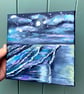 Sea At Night Acrylic Painting  - Image 1