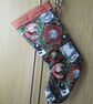 SALE - Festive Collage Christmas Stocking - Image 3