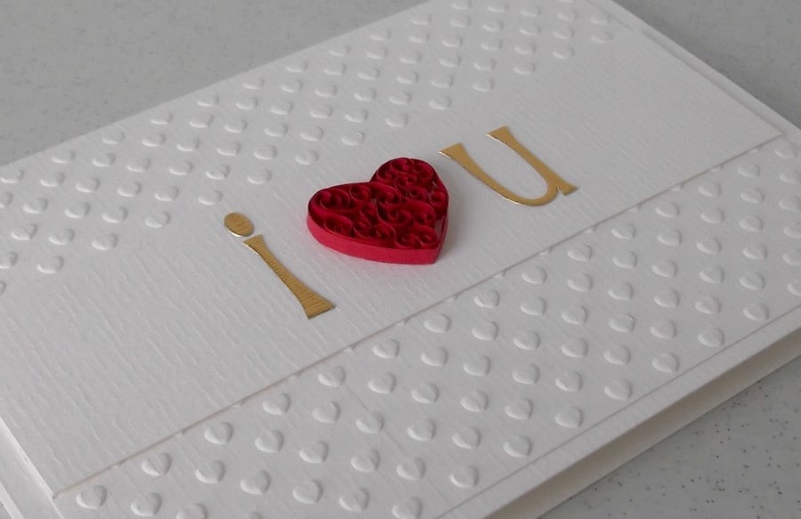 Handmade Valentine card