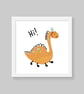 Dinosaurs nursery prints, dinosaurs wall decor, dinosaurs kids room wall prints - Image 3