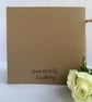Handmade Valentines card. Heart and flowers, wool felt. Keepsake card. - Image 6