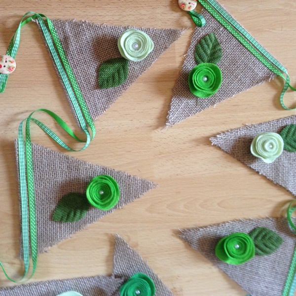 Felt Flower Bunting