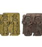 Edo warriors plaque, 3d printed Benin bronze, hand painted tribal decoration,