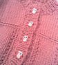 Children's Round Neck Cardigan with Ribbed Bottom and Sleeves, Knitted Cardigan - Image 5