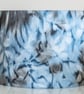 drum round lampshade Africa African sun printed hand-dyed ferns plants leaves    - Image 5
