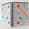 Scrabble journal, Travel Journal, Eco-friendly Notebook