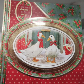 Luxury Duck Christmas Card