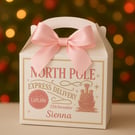 Personalised Christmas Eve Box North Pole Express Santa Delivery Gift Box Kids 