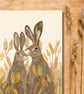 Hare art print art for the home art as gift - Image 2