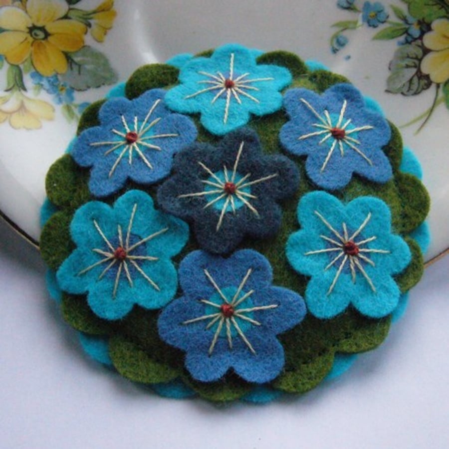 Forget-me-not Brooch