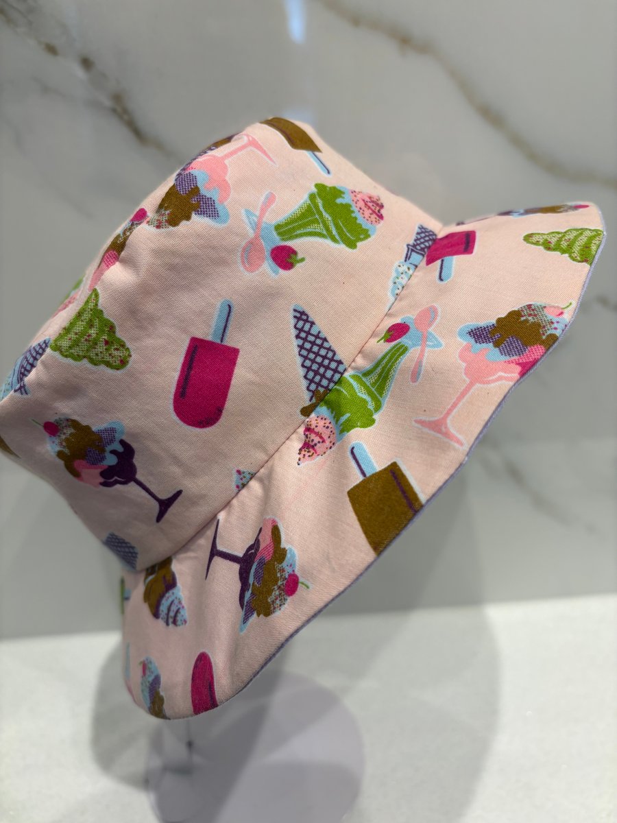 Pink Ice Cream Sun Hat