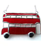 London Bus Suncatcher Stained Glass Red Double Decker - Image 5