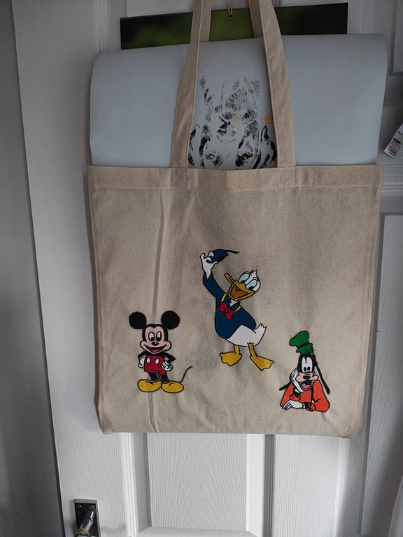 Hand painted tote bags 