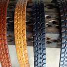 Leather Cuff, Hand Tooled Leather Cuff, Women Cuff, Men Cuff, Custom Bracelet