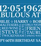 Personalised 60th Birthday Word Art - BD607 - Image 4