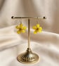 Handmade Buttercup 925 Sterling Silver Drop Earrings 