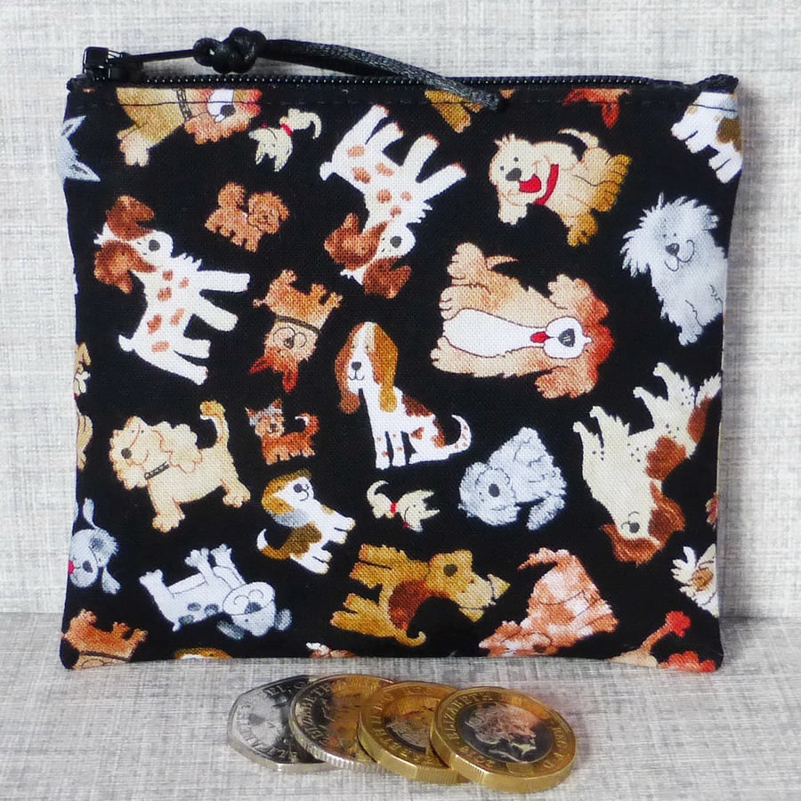 SALE:Coin purse, small purse, dogs.