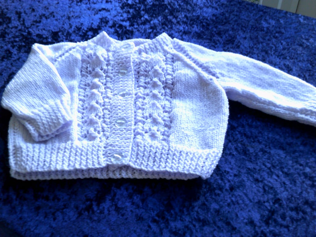 Pale Lavender 20inch Cardigan
