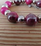 Handmade beaded bracelet and earring set. - Image 3
