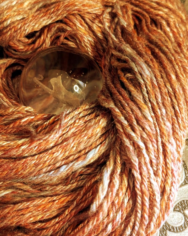 Centaurus hand spun yarn – Merino and silk