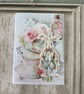 Greeting Card - A Most Curious Tea Party - March Hare - Tea Bag Gift C263