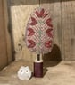 Rust brown tweed tree with dark red leaves - Image 1