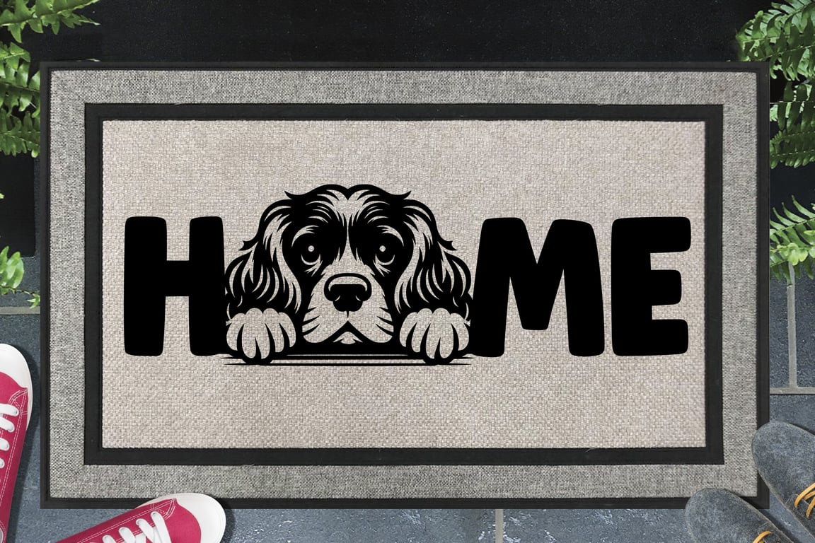 Cocker Spaniel Home Door Mat - All Weather Doormat - 45x70cm 