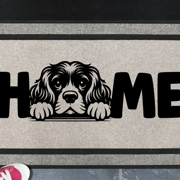 Cocker Spaniel Home Door Mat - All Weather Doormat - 45x70cm 